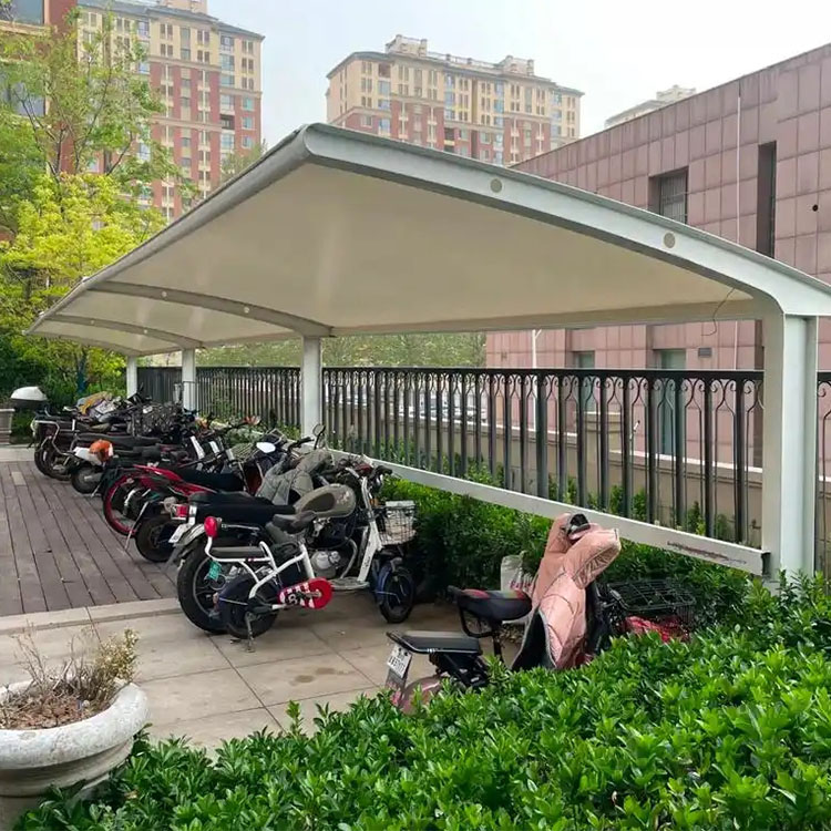 柳州膜结构电动车棚